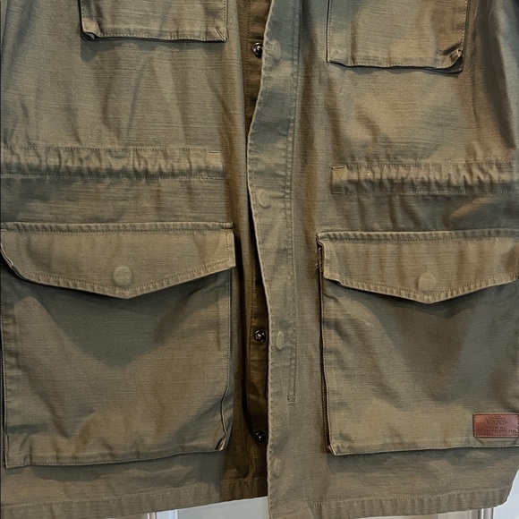 Vans Men's Military Field Jacket in Olive - Picture 7 of 12
